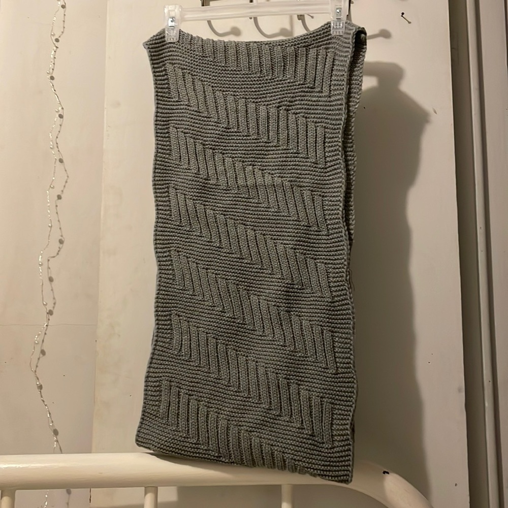 Grey Infinity Scarf